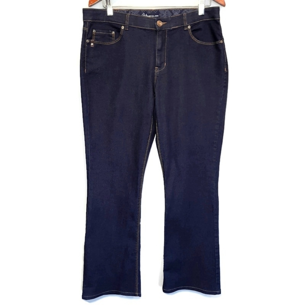 REITMANS Dark Wash Bootcut Stretch Denim Jeans Junior Womens Size 13